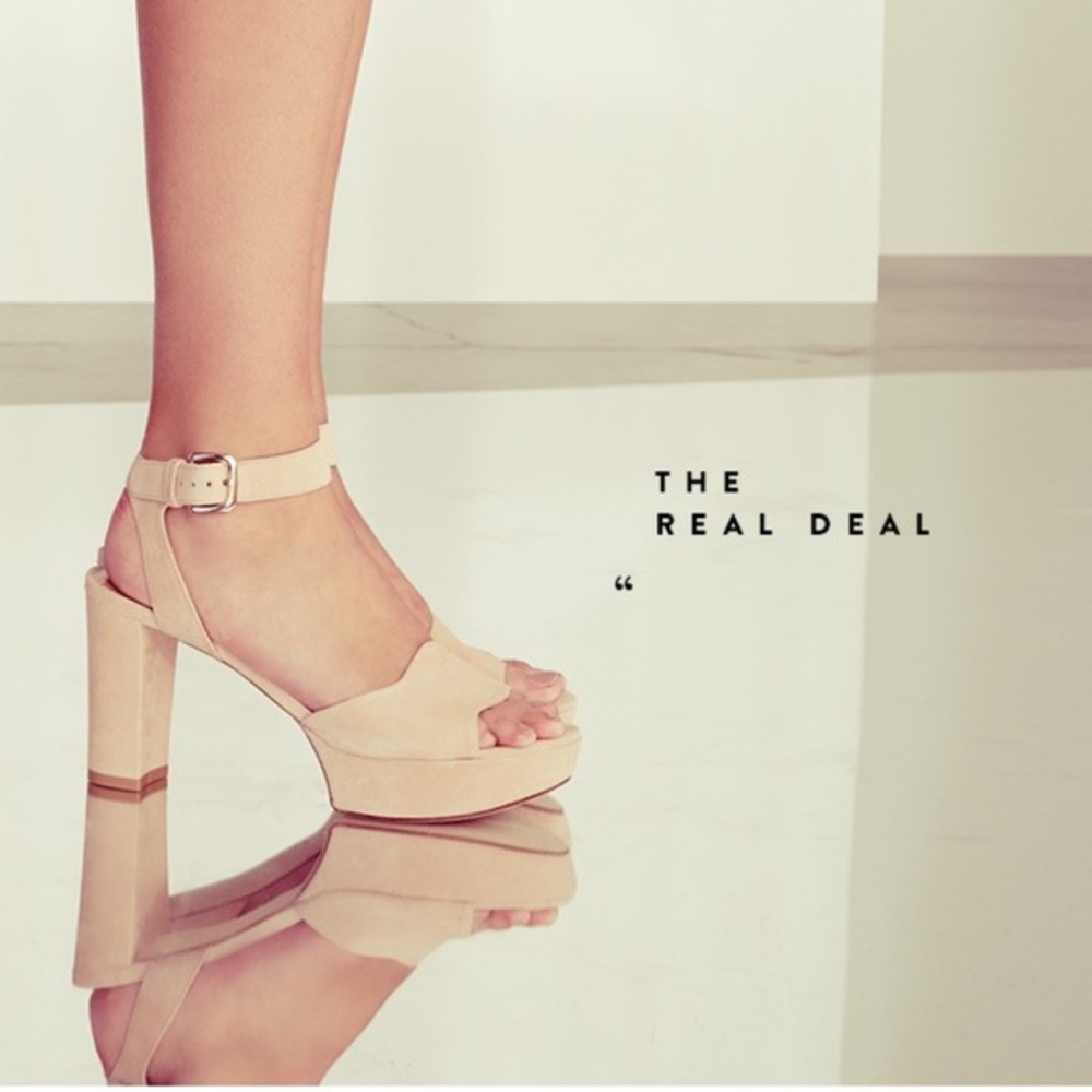 STUART WEITZMAN “Real Deal' Platform Sandal